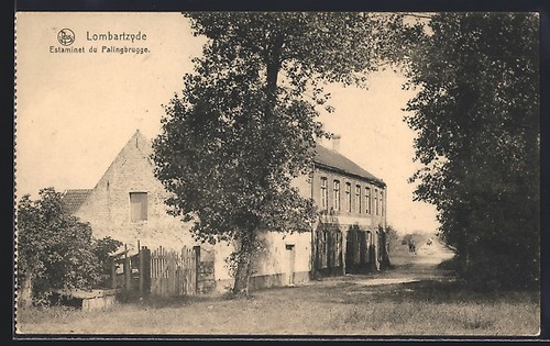 Cpa lombartzyde estaminet - lombartzyde,,