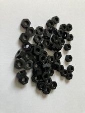 56 écrous nylon noir M3