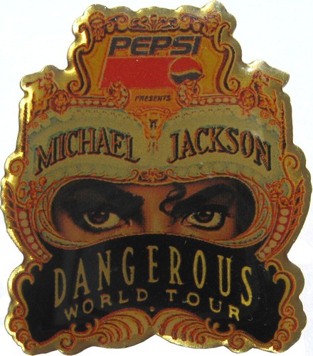 Michael jackson pins dangerous - michael,