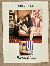 Publicité papier Parfum. N. Ricci - Ricci Club de 1993 - Perfume Ad