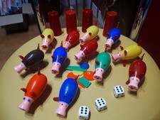 Lot Ancien Jeu Cochon Qui Rit