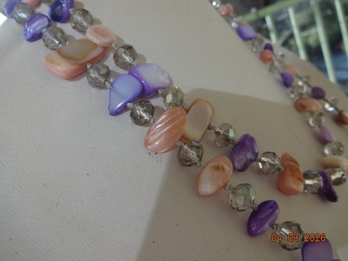 Collier sautoir perle - perle, verre