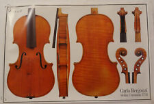 POSTER VIOLIN CARLO BERGOZI CREMONA 1731  ed THE STRAD Mag