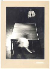 Ping Pong  Tirage argentique d'époque  31,5x23,5  Circa 1970     Tirag