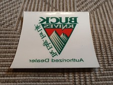 Buck Knives Dealer Decal Sticker Vintage 1990s Collector Collectible