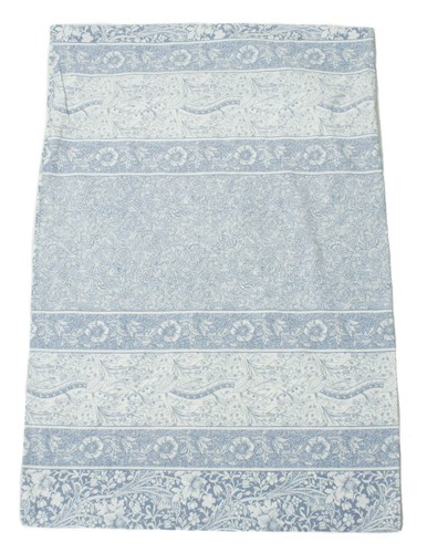 Vintage blue white flower - white,