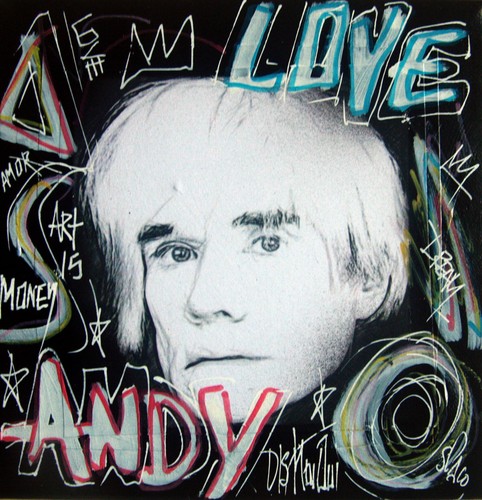 Spaco signed andy warhol - spaco,