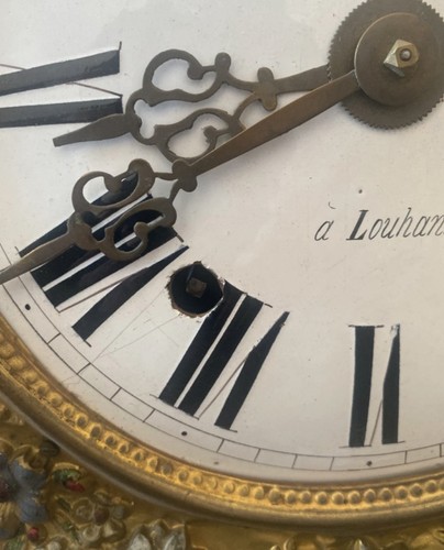Antique french wall clock - french,