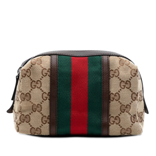 Gucci toile web pochette - toile,