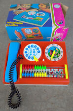 vintage ancien jouet plastique téléphone boulier  mob