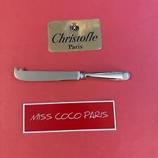 COUTEAU FROMAGE CHRISTOFLE FRANCE VENDOME 21 Cm  METAL ARGENTE TRÈS BEL ÉTAT