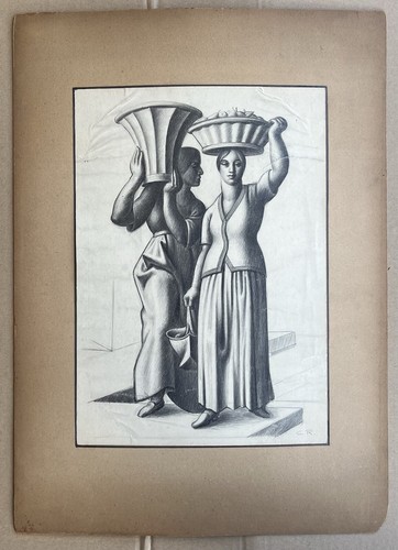 Dessin ancien art déco - dessin,