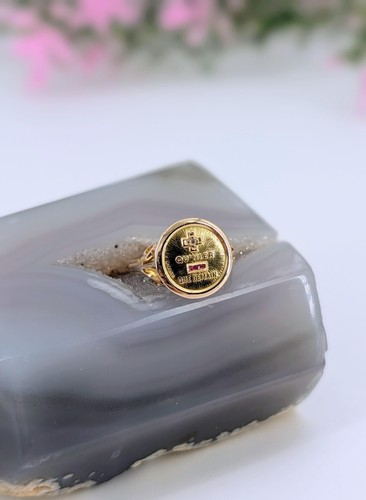 Bague medaille amour augis - bague, d'amour