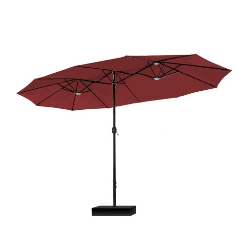 Parasol rectangulaire avec