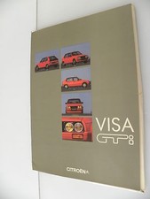 Catalogue / publicité CITROEN VISA GTI photos et feuilles issus dossier presse