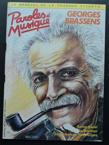 Georges brassens revue paroles - georges,