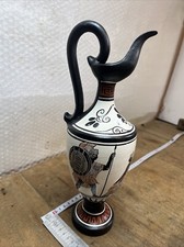 Vase  Cruche Pichet Grecque Vintage, Peint à la main Décors Réf N.8