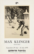 AFFICHE EXPOSITION MAX KLINGER