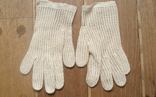 Paire de gants anciens fin du