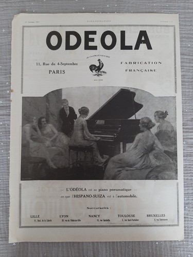 Pub presse ancienne piano - pub,