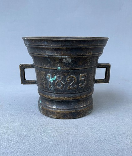 Mortier bronze daté - mortier, 1825