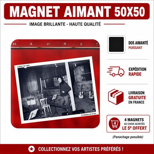 Magnet gérard manset - , cm