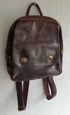 KATANA sac à dos femme  cuir marron  multipoches tbeg