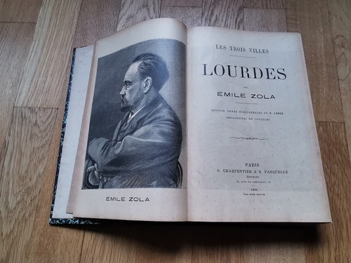 Lourdes par émile zola - lourdes, 1896