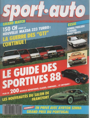 Sport auto 309 1987 italie - 309,