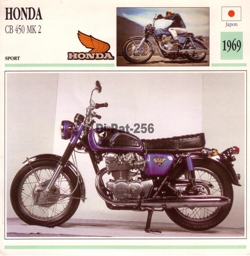 Fiche moto honda 450 twin - moto,