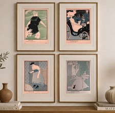 Roubille 1904 Set of 4 French
