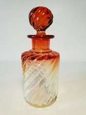 🔅Baccarat flacon parfum en cristal garniture toilette modèle bambou tors H 15,5