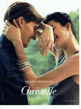 Publicité Advertising 420  2014  Christofle  les bijoux silver moments