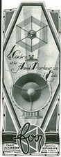 Publicité ancienne haut parleur de l'Elite Four 1928 issue de magazine