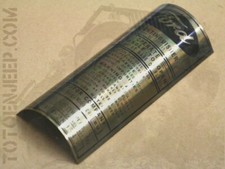 NEW LABEL  PLAQUETTE LAITON