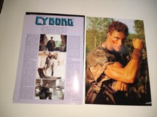 Cyborg Jean Claude Van Damme Chuck Norris Hero Rourke Homeboy clippings France