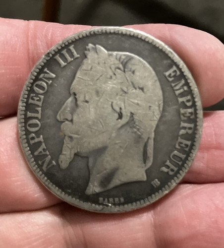 France francs 1869 - francs, 1869-bb