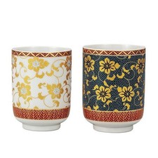 Paire Yunomi Kutani Yaki