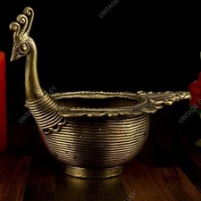 Ancien cendrier en laiton fait