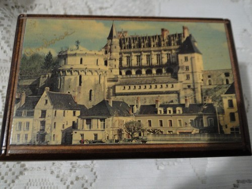 Coffret bois couvercle - bois,