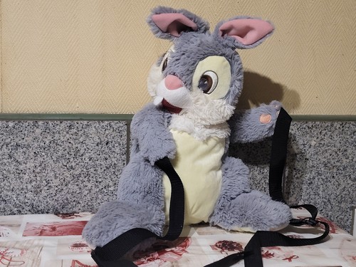 Peluche panpan lapin - panpan, sac
