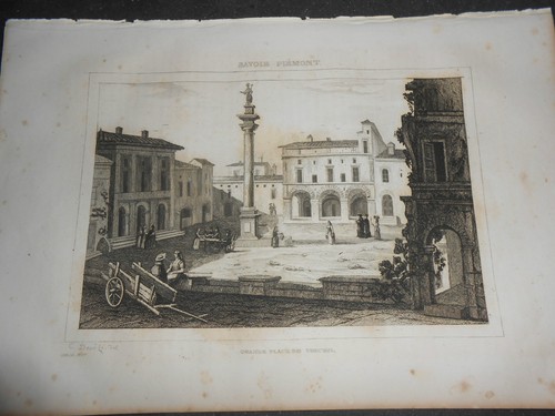 1836 incisione bulino - incisione, a