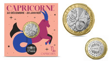 Coincard 5€ Euros UNC France 2026 Signe Astroo Zodiac Capricorne