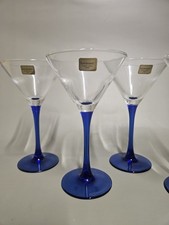 SET DE 4 VERRES A COCKTAILS/ MARTINI LUMINARC FRANCE / VERRERIE D'ARQUES / 1970