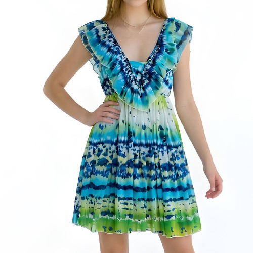 Robe été plissée - d'été,