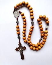 Chapelet grains bois 8 mm bois