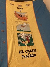 Housse de couette TINTIN Les cigares du pharaon Hergé Moulinsart 1998