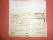 ancienne facture Monsavon Clichy seine 1950 lot