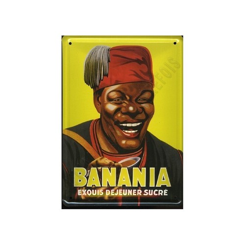 Plaque métal publicitaire - ,