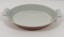 PLAT OVALE FONTE ÉMAILLÉE ORANGE LE CREUSET "N°28"